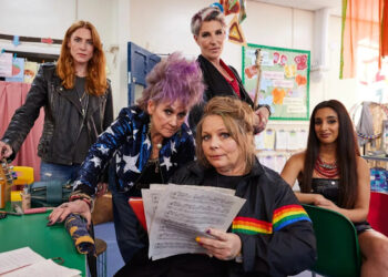 Music becomes a cathartic outlet for the Riot Women (BBC / Drama Republic / Helen Williams)