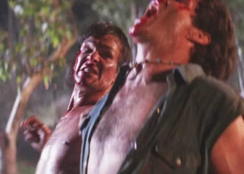 Dalton gets ready to rip out a throat in Road House