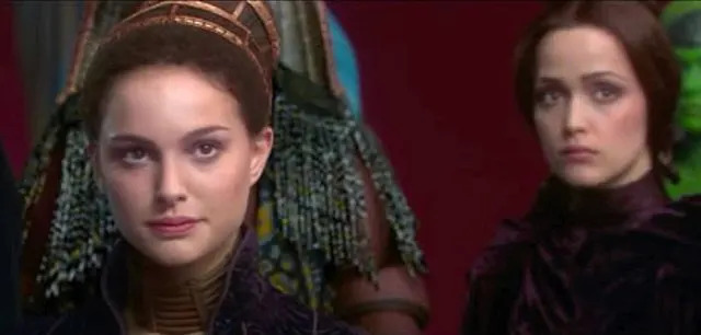 Lucasfilm Rose Byrne and Natalie Portman in 'Star Wars: Episode II — Attack of the Clones'