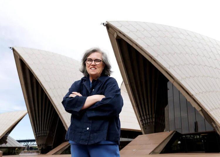 Rosie O'Donnell arrives in Australia ahead of her "Common Knowledge" show at the Sydney Opera House on Oct. 6, 2025.