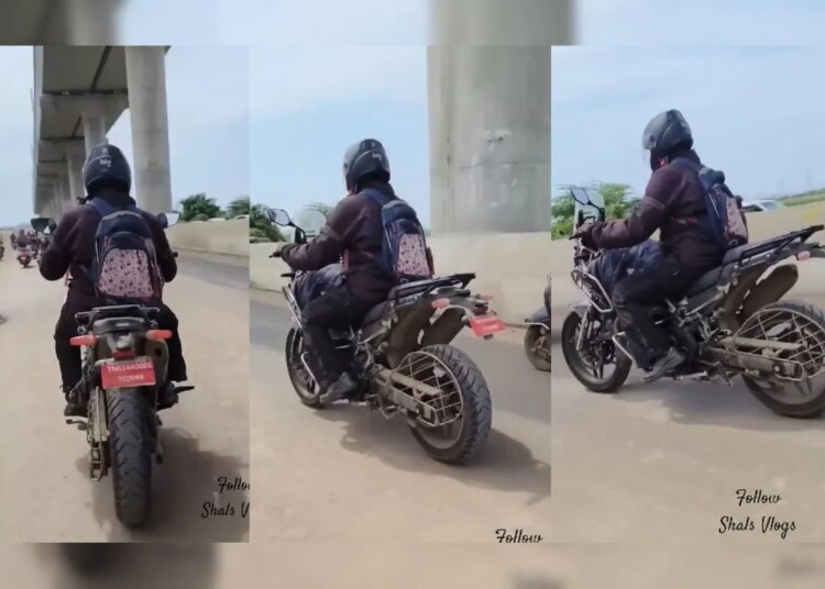 Royal Enfield Himalayan 750 spy shots