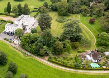 Aerial view of Royal Lodge