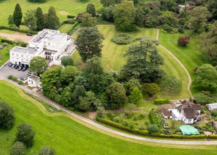 Aerial view of Royal Lodge
