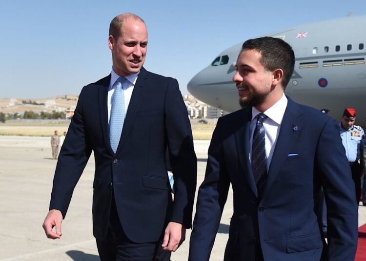 Royal family LIVE: Prince William to reunite with Crown Prince Hussein of Jordan