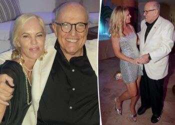 Rudy Giuliani dances night away at 'Miami Vice' themed party after recovering from car crash