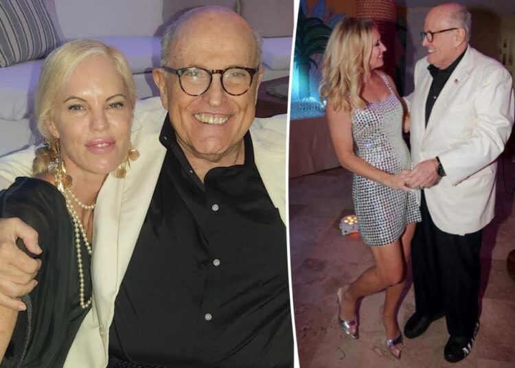 Rudy Giuliani dances night away at 'Miami Vice' themed party after recovering from car crash