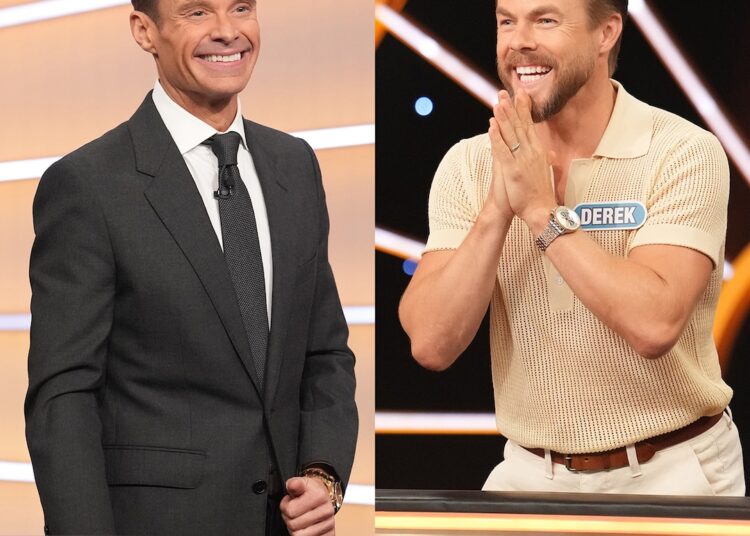 Ryan Seacrest Rule After Derek Hough on Celebrity Wheel of Fortune