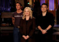 Role Model, host Amy Poehler and Bowen Yang in a promotional photo for "Saturday Night Live."