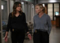 LAW & ORDER: SPECIAL VICTIMS UNIT -- "Clickbait" Episode 27004 -- Pictured: (l-r) Mariska Hargitay as Capt. Olivia Benson, Kelli Giddish as Sgt. Amanda Rollins --