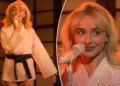 Sabrina Carpenter drops F-bomb twice during 'SNL' performance