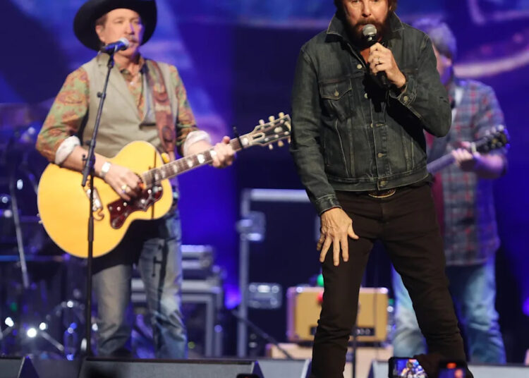 Brooks & Dunn perform during the All for the Hall concert benefitting the Country Music Hall of Fame held at Bridgestone Arena on Dec. 5, 2023. The megastar duo are set to perform at Country Calling in Ocean City on Friday, Oct. 3, 2025.
