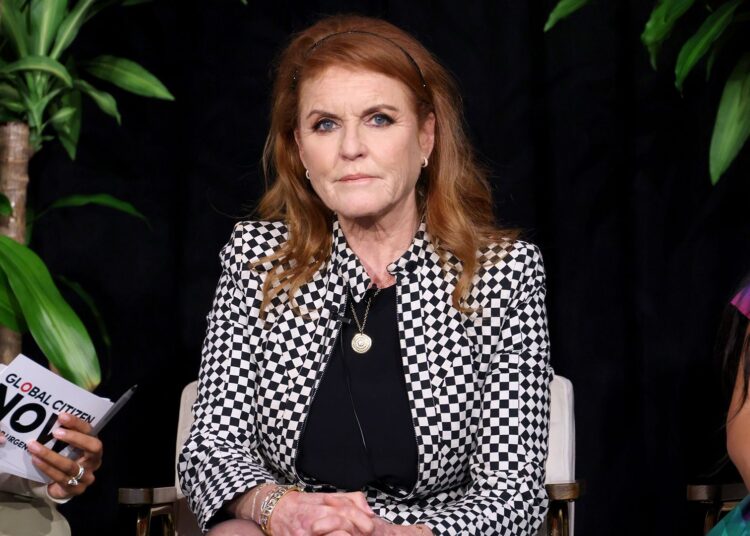 NEW YORK, NEW YORK - SEPTEMBER 25: Sarah Ferguson, Duchess of Yorks speaks during the Climate Solidarity in the Commonwealth panel at Global Citizen NOW: Health and Climate Financing Sessions - The Urgent Need for Action at Guastavino's on September 25, 2024 in New York City. (Photo by Rob Kim/Getty Images for Global Citizen)