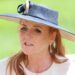 ASCOT, ENGLAND - JUNE 19: Sarah Ferguson Duchess of York speaks as she attends day two of Royal Ascot 2024 at Ascot Racecourse on June 19, 2024 in Ascot, England. (Photo by Chris Jackson/Getty Images)