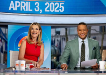 Savannah Guthrie and Craig Melvin on the April 3, 2025, episode of NBC's 'Today.'