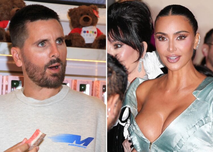 Scott Disick Mocks Kim Kardashian By Taking Photos With Milk Jug After Her Eye-Rolling Admission – Globe Magazine