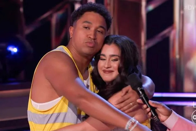 ABC Brandon Armstrong and Lauren Jauregui on Sept. 30, 2025