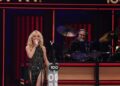 Sabrina Carpenter performs her most country songs at the Grand Ole Opry in a fringed little black dress