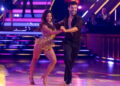 Disney/Eric McCandless Jennifer Affleck (left) and Jan Ravnik on 'DWTS'