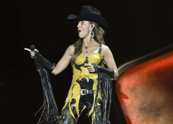Lainey Wilson performs at the Spectrum Center Saturday, Oct. 25, 2025, in Charlotte, N.C.