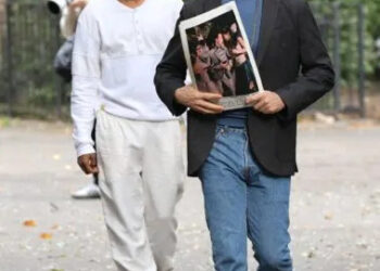 Kelvin Harrison Jr. and Antony Starr filming 'Samo Lives'