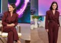 Selena Gomez Does Power Dressing in Ronny Kobo for 'Jennifer Hudson'