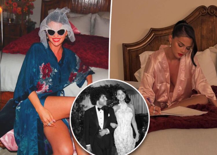 Selena Gomez gives intimate look at when she wrote her vows for Benny Blanco wedding