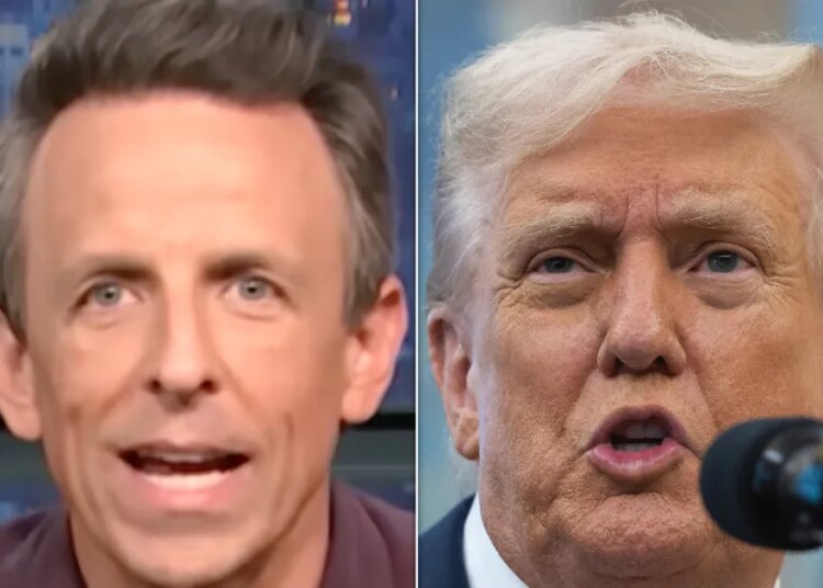 Seth Meyers Roasts Trump For Being Totally 'Obsessed' With This Weird Strategy