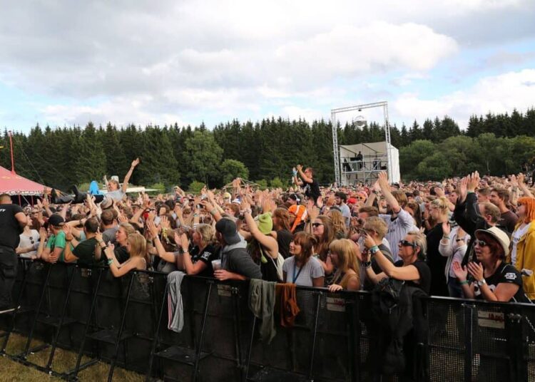 Concert crowd