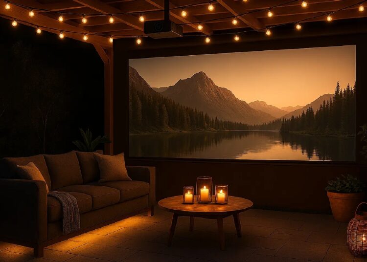 Shade Innovations Redefines Outdoor Entertainment with KAOS Projection Screens