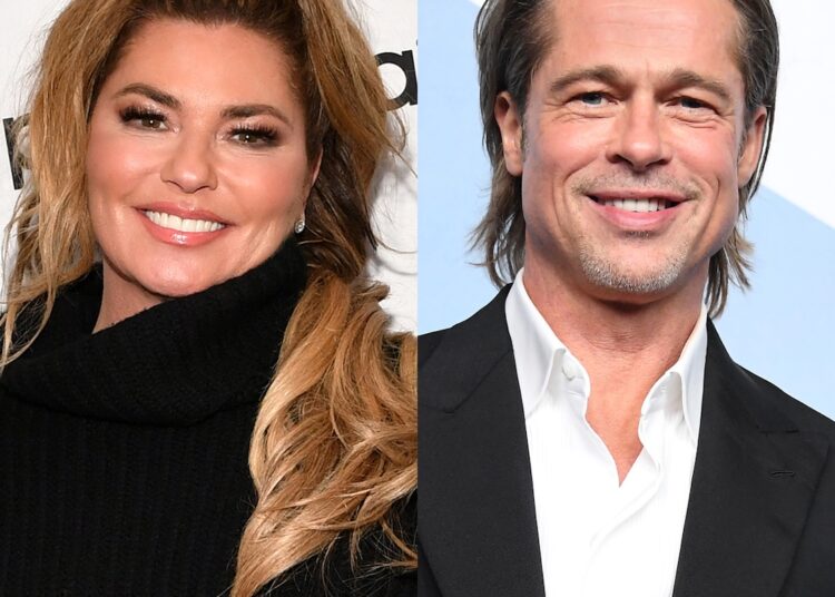 Shania Twain on “Beef” With Brad Pitt