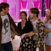 Rene with Brodie, Quint, and Brandi at the mall in Mallrats