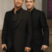 Shayne Ward pictured with his Madame Tussauds waxwork which was unveiled in London in 2006 (PA)