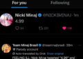 Nicki Minaj and Cardi B beef on X.