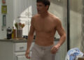 <p>Finn Finnegan (Tanner Novlan) shirtless on The Bold and the Beautiful</p>