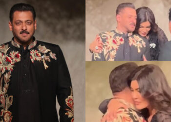 Showstopper Salman Khan Rocks Floral Sherwani As He Returns To Ramp Reunites With Sushmita