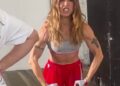 Melanie C, 51, flaunted her chiselled abs and bulging biceps as she flexed her muscles in a clip shared to Instagram on Friday