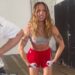 Melanie C, 51, flaunted her chiselled abs and bulging biceps as she flexed her muscles in a clip shared to Instagram on Friday