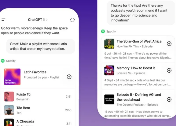 Spotify integrates ChatGPT