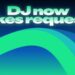 A banner informing users that Spotify's AI DJ now accepts vocal song request from Premium users.