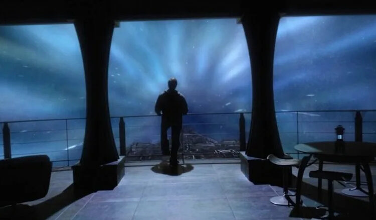 The series finale's final shot featuring Eli in Stargate Universe