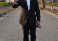 Europa Press / MEGA Antonio Banderas at daughter Stella Banderas' wedding in Spain on Oct. 18, 2025