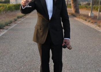 Europa Press / MEGA Antonio Banderas at daughter Stella Banderas' wedding in Spain on Oct. 18, 2025