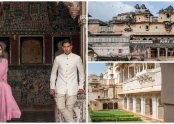 Globally valued for its unique wall paintings and art heritage, the Garh Palace is a sprawling complex of regal residences and offices of the former Bundi State. (Instagram/@archdigestindia)