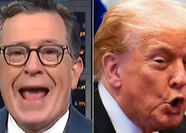 Stephen Colbert Gives Trump's Latest Obsession A Very Fitting Makeover