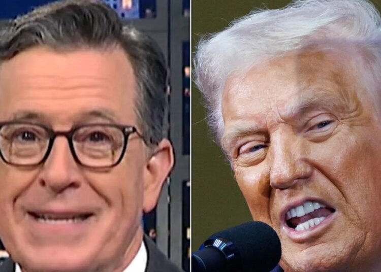 Stephen Colbert Shows What 1 Ally 'Literally' Just Did To Trump