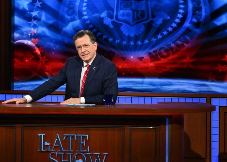 Stephen Colbert furious over Donald Trump’s latest ‘vanity project’ - Celebrity News - Entertainment