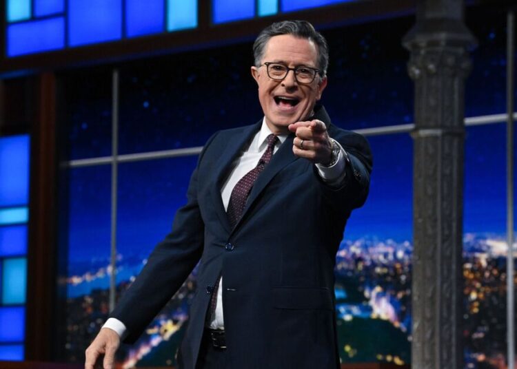 Stephen Colbert trolls Trump about government shutdown - Celebrity News - Entertainment