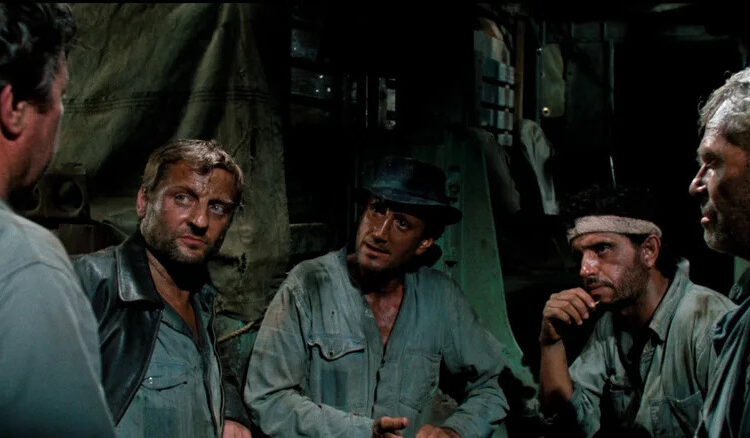 The shady protagonists of Sorcerer discuss a very dangerous job