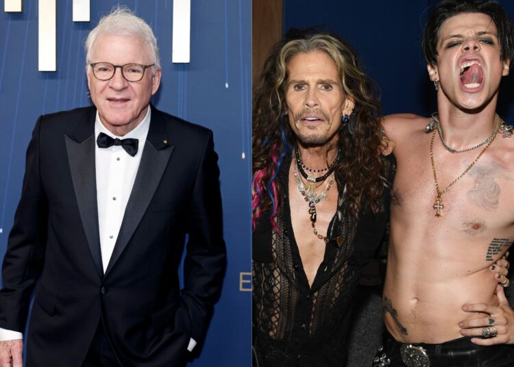 Steve Martin shares text exchange of how he came to be on Yungblud and Aerosmith's new version of 'My Only Angel'