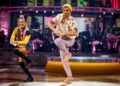 George Clarke and Alexis Warr dancing their Couple's Choice to Soda Pop from Kpop Demon Hunters.